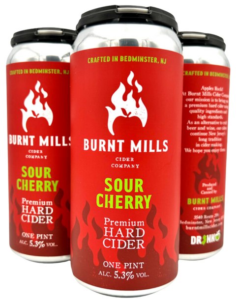 Burnt Mills Sour Cherry (4pk 16oz cans)