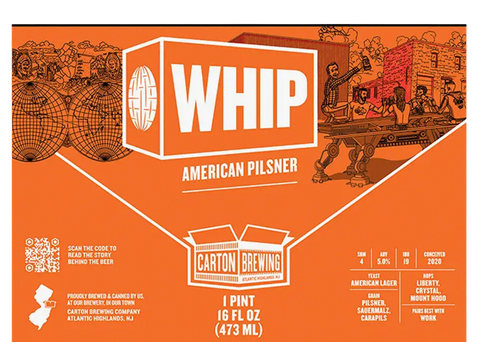 Carton Whip (6pk 12oz cans)