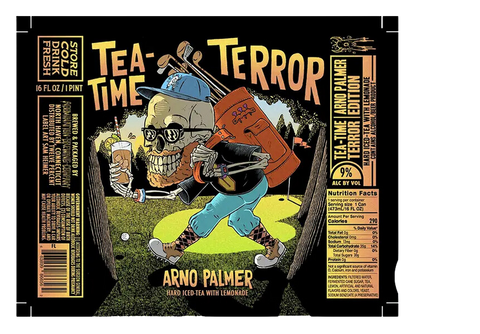 Abomination Tea Time Terror Arno Palmer 16oz