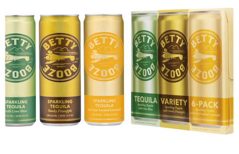 Betty Booze Sparkling Tequila Variety (6pk Cans)