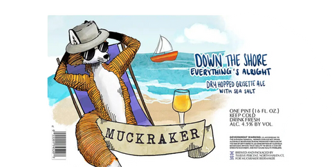 Muckraker Down The Shore 16oz