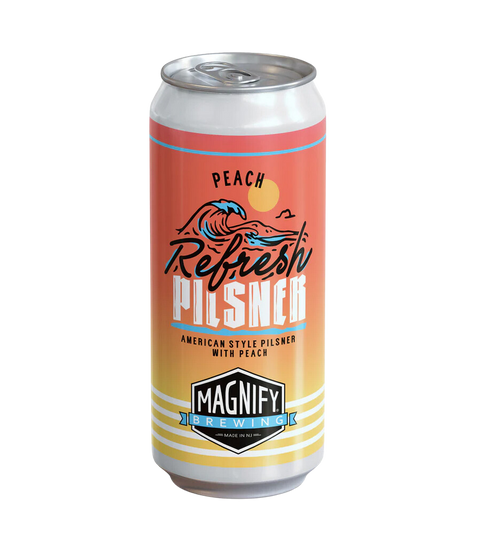 Magnify Peach Refresh Pils 16oz