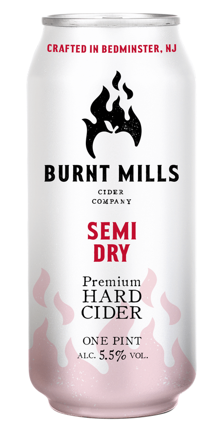 Burnt Mills Semi Dry Cider (4pk 16oz cans)