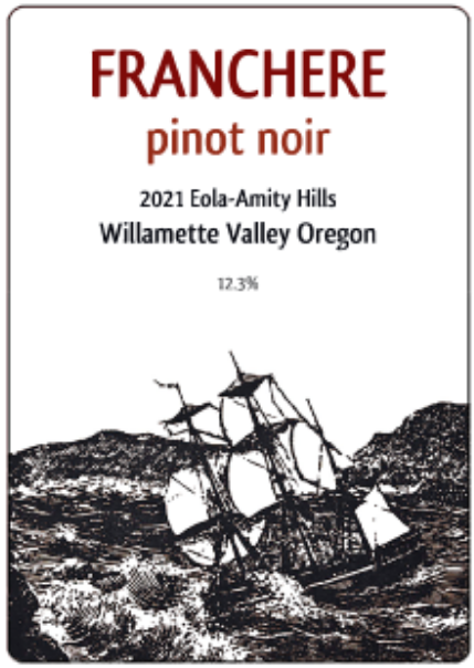 Franchere Eola-Amity Hills Pinot Noir 2021