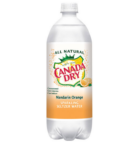 Canada Dry Mandarin Orange Seltzer 1L