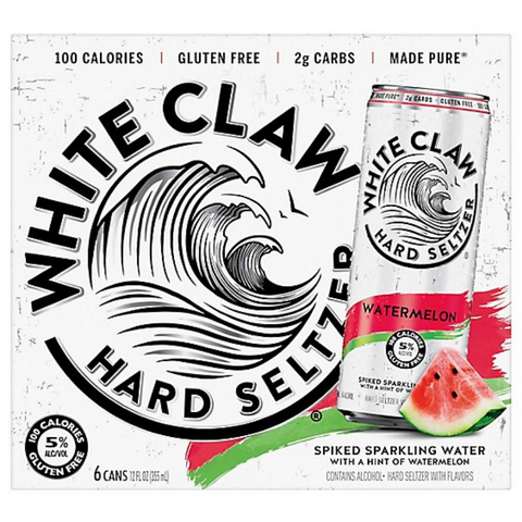White Claw Watermelon (6pk 12oz cans)