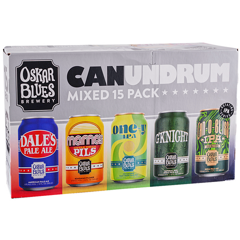 Oskar Blues Canundrum Mix (15oz 12oz cans)