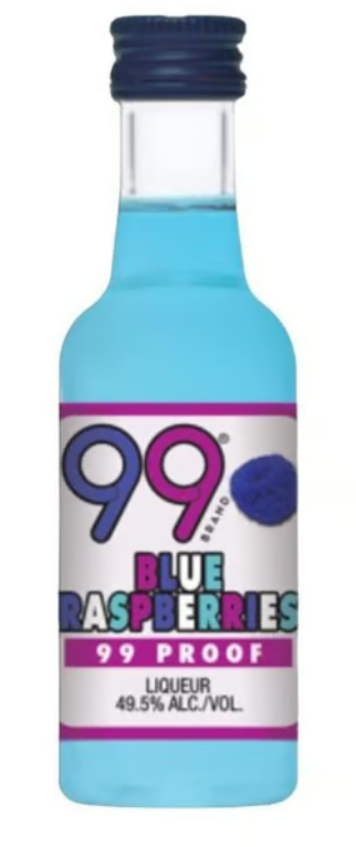 99 Flavored Vodka Blue Raspberry 50ml