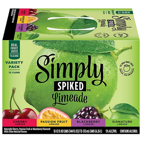 Simply Spiked Limeade Variety (12pk 12oz cans)