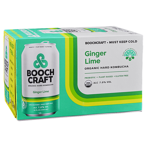 Boochcraft Ginger Lime (6pk 12oz cans)