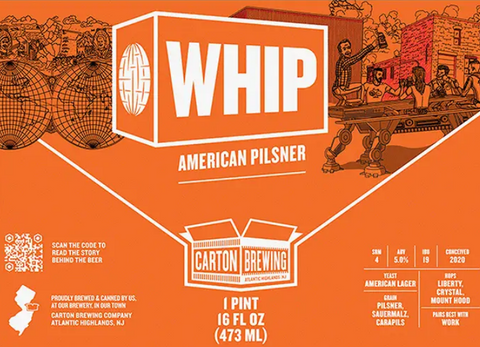 Carton Whip 12oz