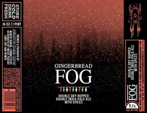 Abomination Gingerbread Fog 16oz