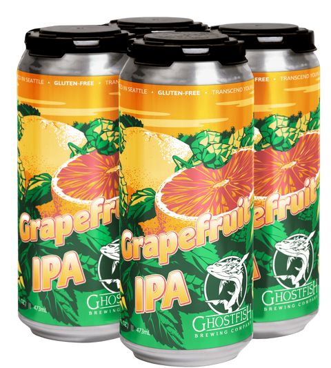 Ghostfish Grapefruit IPA Gluten Free (4pk 16oz cans)