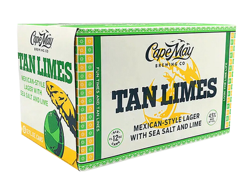 Cape May Tan Limes YD (6pk 12 oz cans)