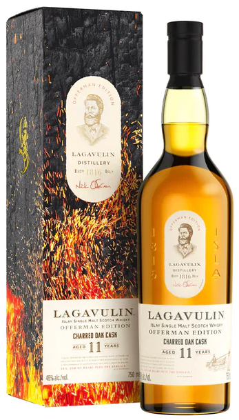 Lagavulin 11 Year Nick Offerman Charred Oak 750ml