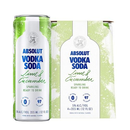 Absolut Lime RTD (4pk-12oz Cans)