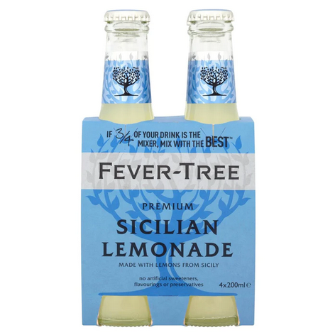 Fever Tree Sicilian Lemonade (4pk-200ml Bottles)