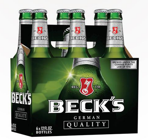 Becks Beer Pilsner (6pk-12oz Bottles)