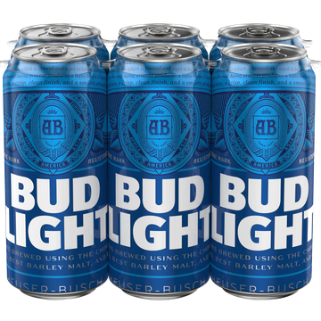 Bud Light Lager (6pk-16oz Cans)