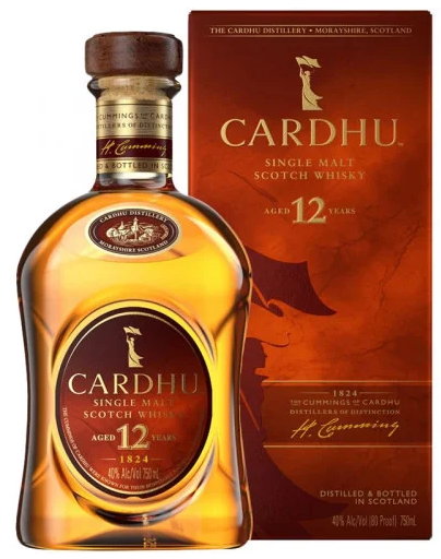 Cardhu 12 Year Old Single Malt Scotch Whisky 750ml