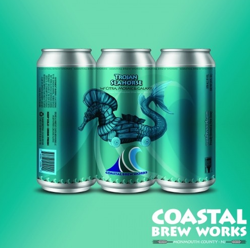 Coastal Brew Works Trojan Seahorse (4pk-16oz Cans)