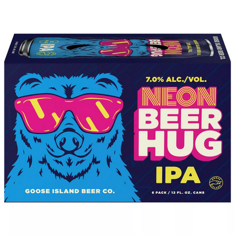 Goose Island Neon Beer Hugs IPA (6pk-12oz Cans)