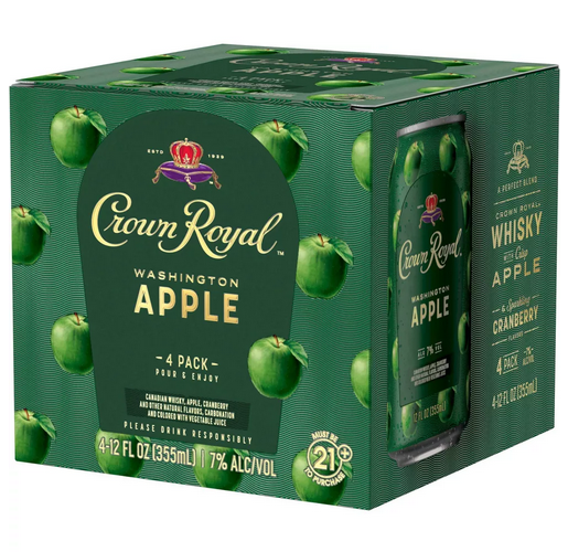 Crown Royal Apple (4pk-Cans)