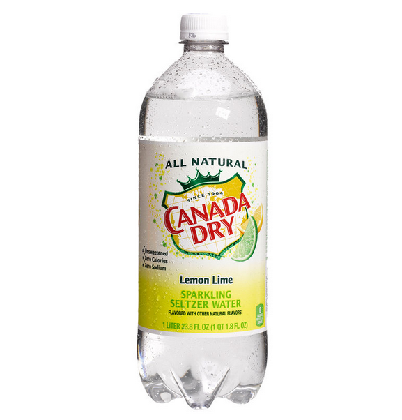 Canada Dry Lemon/Lime Seltzer 1L