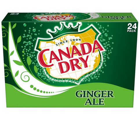 Canada Dry Ginger Ale 24pk 12oz Cans