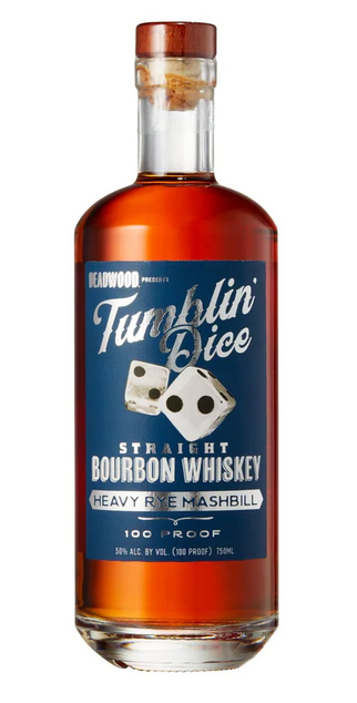 Deadwood Tumblin Dice Straight Bourbon Whiskey 'Heavy Rye Mashbill' 750ml