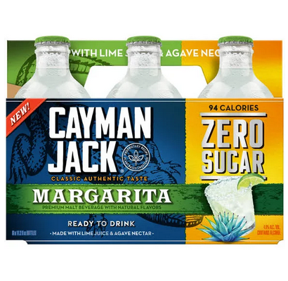 Cayman Jack Margarita Zero Sugar (6pk 12oz) bottle