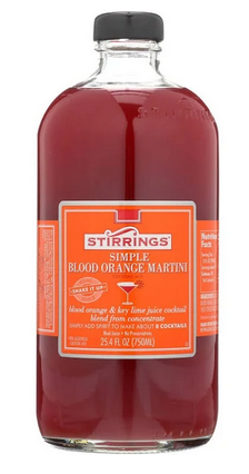 Stirrings Blood Orange Cocktail Mix 750ml