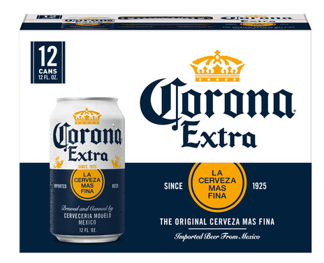 Corona Extra Mexican Lager (12pk-12oz Cans)