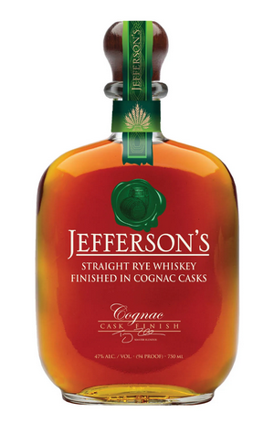 Jefferson's Straight Rye Whiskey Cognac Finish 750ml