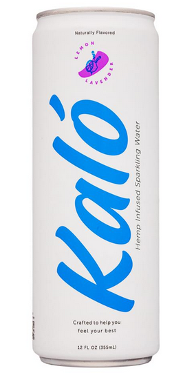 Kalo Hemp-Infused Lemon Lavender Seltzer (4pk-12oz Cans)