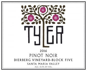 Tyler Block 5 Dierberg Vineyard Pinot Noir