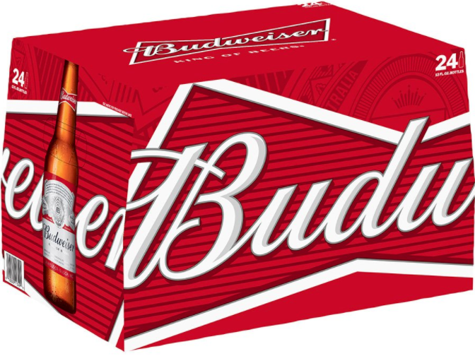 Budweiser Lager Case (24pk-12oz Bottles)