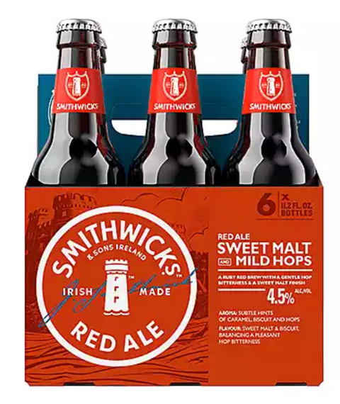 Smithwicks Irish Red Ale (6pk-12oz Bottles)