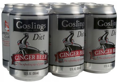 Goslings Ginger Beer Diet (6pk-12oz Cans)