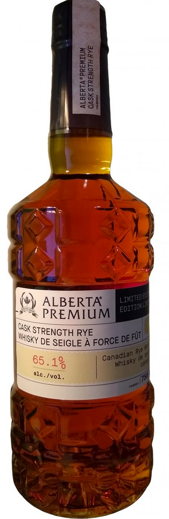Alberta Premium Cask Strength Rye Whisky 750ml