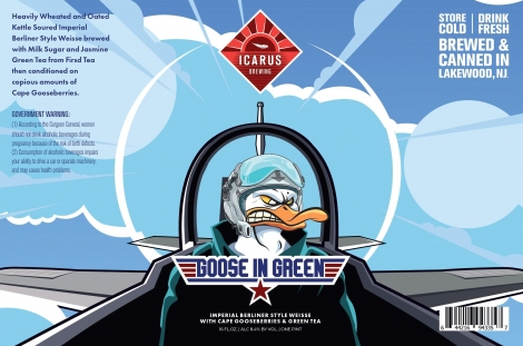 Icarus Goose is Green ( 2pk 16 oz cans)