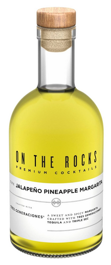 On The Rocks 'Tres Gen' Jalapeno Pineapple Margarita 375ml