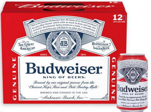 Budweiser Lager (12pk-12oz Cans)