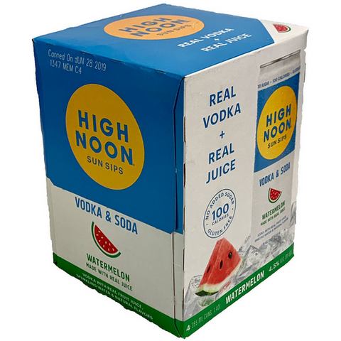 High Noon Hard Seltzer Watermelon (4pk-12oz Cans)