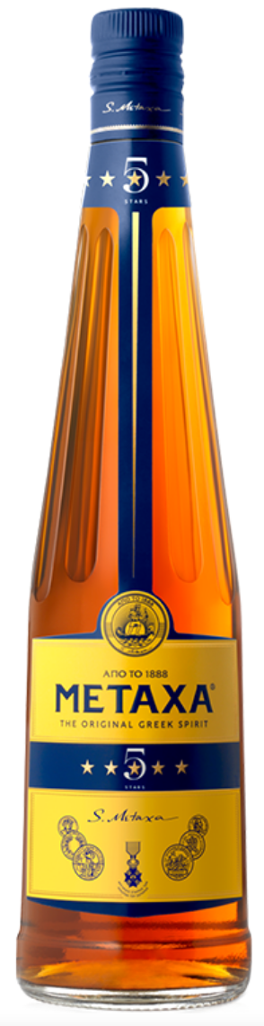 Metaxa 5 Stars Brandy Greek Liqueur 750ml