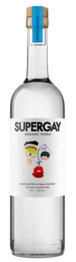 Supergay Craft 'Organic' Vodka 750ml